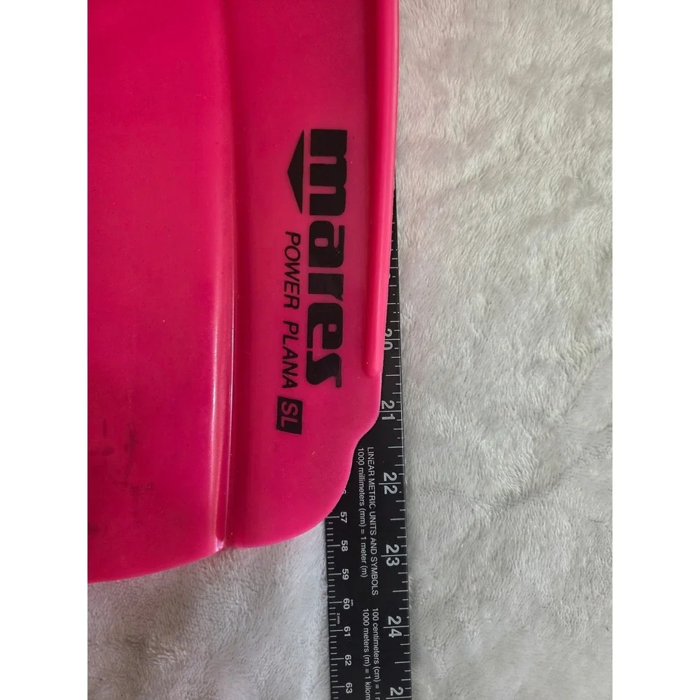 Mares Power Plana SL Pink Black Scuba Diving Fins Open Heel Adjustable Straps